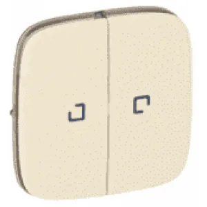 Клавиша двойная с линзами Legrand VALENA ALLURE, слоновая кость, 755226