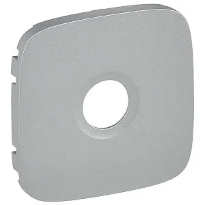 Накладка на розетку телевизионную Legrand VALENA ALLURE, алюминий, 754767