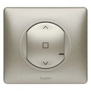 Коллекция умных устройств Celiane with NETATMO. Умный беспроводной выключатель рольставней . Цвет Титан