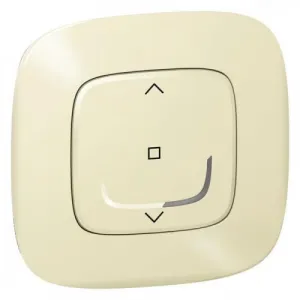 Коллекция умных устройств Valena Allure with NETATMO. Умный беспроводной выключатель рольставней . Цвет Слоновая кость