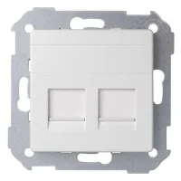 Информационная розетка Simon 82 CONCEPT, скрытый монтаж, белый матовый, 8200006-090