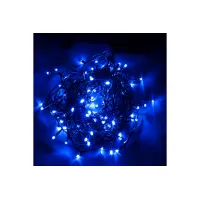 Гирлянда линейная CL05 100LED синий 10м +1.5м (с контроллером) зеленый шнур