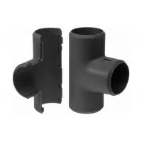 Тройник разборный черный д32 (15шт) Промрукав