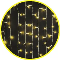 Внутренняя  IP20  Гирлянда Занавес  NGF-C01-192WW-10-1.5x1.2m-230-TR-IP20 Теплый белый 220В провод п