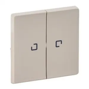 Клавиша двойная с линзами Legrand VALENA LIFE, слоновая кость, 755221