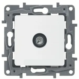 Розетка TV Legrand ETIKA, оконечная, белый, 672265