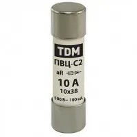 Вставка плавкая TDM ПВЦ-С2 10х38  8А 