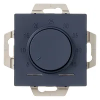 Термостат для теплого пола Schneider Electric ATLASDESIGN, с датчиком, скрытый монтаж, грифель, ATN000735