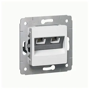 Розетка компьютерная RJ45 Cat.5 Legrand CARIVA, бежевый, 773642