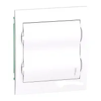 Бокс встраиваемый Schneider Electric Easy9 на 24 модуля (2x12) с белой дверью с клемниками N+PE