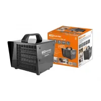 Тепловая пушка ТПК-2К, квадратный корпус, 2 кВт (1/2 кВт), терморег, керам. нагр. элемент, TDM