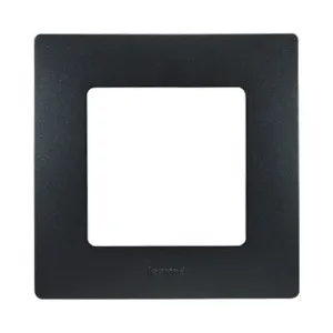 Рамка 1 пост Legrand ETIKA, антрацит, 672581