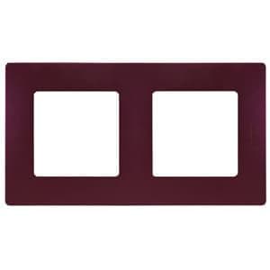 Рамка 2 поста Legrand ETIKA, сливовый, 672562