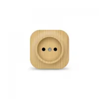 Розетка 1-м ОП 10А IP20 без заземл. сосна IONICH 1442