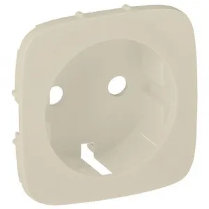 Накладка на розетку Legrand VALENA ALLURE, с заземлением, слоновая кость, 755256