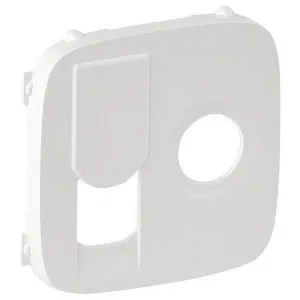 Накладка на TV+RJ45 кат.6е Legrand VALENA ALLURE, белый, 754835