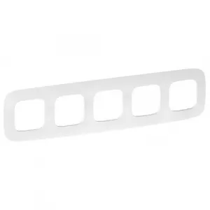 Рамка 5 постов Legrand VALENA ALLURE, белый, 754375