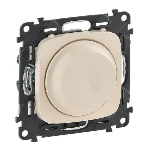 Светорегулятор-переключатель поворотный Legrand VALENA ALLURE, 300 Вт, слоновая кость, 752860
