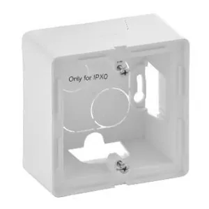 Valena LIFE.Коробка для накладного монтажа.1-постовая.Белая