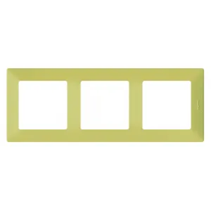 Рамка 3 поста Legrand VALENA LIFE, лайм, 754083