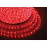 Шнур светодиодный Дюралайт чейзинг круглый 13мм красн. 2.4Вт/м 220В IP54 (уп.100 м) NEON-NIGHT 121-322