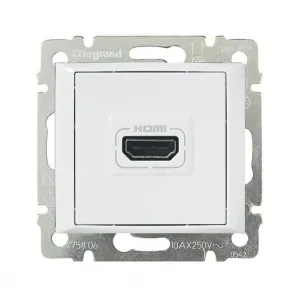 Розетка HDMI Legrand VALENA CLASSIC, белый, 770085