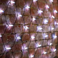 Гирлянда Сеть 2х3м, 432LED белый IP65 свечение с динамикой, черный каучук, 230В